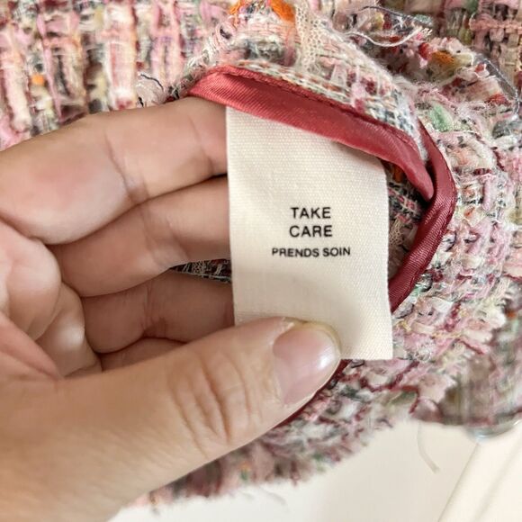 Avec Les Filles Long Pink Shacket in Spring Pinks size M Oversized - Picture 8 of 11